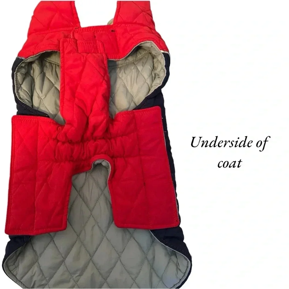NWOT Dog Cold Weather Coat - Cozy Waterproof Windproof Reversible‎ Outerwear